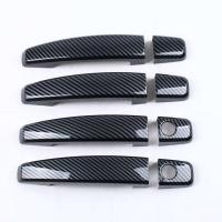 ราคา For Chevrolet Aveo LS LI Sedan T250 2007-2010 2011 ABS Carbon Fiber Black Car Door Handle Cover Sti (48704575267)