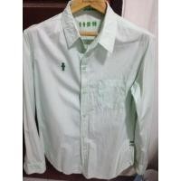 ราคา เสื้อเชิ้ต Greek Light สีเขียวอ่อนๆ สภาพดี ไม่มีตำหนิ (259762881)
