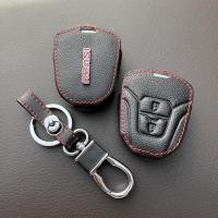 ราคา เคสกุญแจรีโมท ISUZU all new D-max 2020/ ออนิว ดีเม็ก / mu-7 / mu-x ซองหนังแท้ ซองหนังใส่กุญแจ (โลโก้โลหะ) (12409887335)