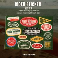 ราคา ชุดสติ๊กเกอร์ RIDER VIETAM กันน้ํา A5 14 - หมวกกันน็อคและตกแต่งรถยนต์ (52801628947)