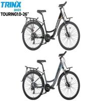 ราคา จักรยานทัวร์ริ่ง TRINX Touring 1.0 2023 | เฟรมอลู 26 นิ้ว | SHIMANO 24 สปีด | ดิสก์เบรก | แฮนด์ผีเสื้อ | ปั่นไกลสบาย! (42920864493)