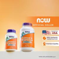 ราคา (ของแท้ ส่งฟรี)Now Foods Calcium 500 mg & Magnesium 250 mg นาวฟู้ดส์ แคลเซียม แมกนีเซียม สูตร 2:1 100/250 tablets (28673069419)