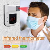 ราคา เครื่องวัดอุณหภูมิแบบติดผนัง อินฟราเรต จอดิจิตอล เครื่องวัดไข้ ป้องกันโควิต 19 (7377178801)