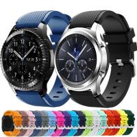 ราคา สายซิลิโคน สำหรับGarmim , Samsung Gear S3 Frontier/CLASSIC/Galaxy 46mm/HUAWEI WATCH GT /Watch GT 2/Ticwatch Pro/S2/E1 (9637112918)
