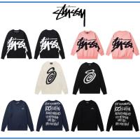 ราคา 『Stüssy Shop』Stussy Big Logo Jacquard Crew Neck เสื้อไหมพรมสําหรับทุกเพศ ใช้ได้ทั้งชายและหญิง เสื้อผ้าคู่ของแท้ % (41776315068)