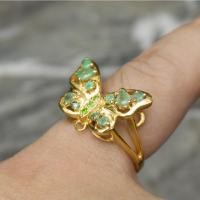 ราคา แหวนพลอยมรกตโคลัมเบีย(Emerald) ตัวเรือนเงินแท้92.5%ชุบทองคำ ไซด์นิ้ว 55 หรือเบอร์ 7 US พลอยมรกตแท้ จากประเทศโคลัมเบีย (16442171520)