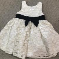 ราคา เสื้อผ้าเด็ก ชุดเดรสลูกไม้สีขาว (2795010459)