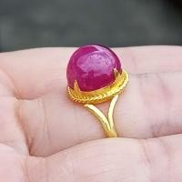 ราคา #9.35ct #ทับทิมพม่าแท้ #ทับทิมทรงกองข้าว #Natural Burma Ruby (14700006257)