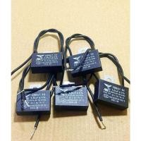 ราคา (แพ็ค5ตัว) คาปาซิเตอร์ คาปาพัดลม1.5 uf/400v สายสีดำ แค๊ปพัดลม CAP Hatari capacitor พัดลมฮาตาริ capa 1.5uf/400v.แคปพัดลม (18374023768)