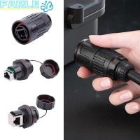 ราคา ขั้วต่อ FARL RJ45, IP67 กันน้ํา Dual Head Ethernet Socket, Professional Dust Cap CAT6 Shielded Ethernet LAN Cable Coupler การเชื่อมต่อสาย LAN (40379186289)