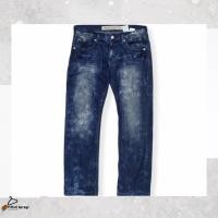 ราคา กางเกงยีนส์ยีนส์ดิบหนา Buckaroo Straight Dark Blue Acid Wash Color 36 (53406178772)
