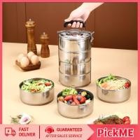ราคา ปิ่นโตสแตนเลส ปิ่นโตสเตนเลส ปิ่นโตเก็บอุณหภูมิ อย่างดี 2,3,4,5 ชั้น รุ่นอัพเกรดเพิ่มด้ามจับกันความร้อน (23087074865)
