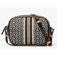 ราคา Tory Burch Gemini link canvas mini black สินค้าพร้อมส่ง แท้ 100% (6036480956)