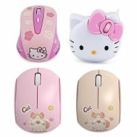 ราคา Hello Kitty เมาส์คอมพิวเตอร์ไร้สาย 2.4G USB Optical Mute Gaming 1600DPI สําหรับหญิงสํานักงานของขวัญ PC แล็ปท็อป Mini Mice (48203800108)