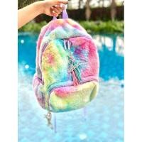 ราคา นำเข้าจากเกาหลี กระเป๋าเป้ สะพายหลัง แฟชั่น เด็กcotton candy Backpack สี lilac (9206659576)