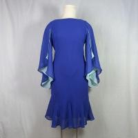 ราคา Vince Camuto เดรสหางปลาผ้าชีฟองส่งออกแขนแหลม (26594219914)