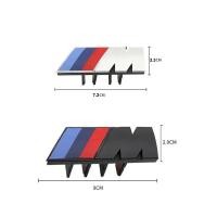 ราคา โลโก้ BMW M 3D ตราสัญลักษณ์กระจังหน้าสำหรับ X1 X2 X3 X4 X5 X6 F48G01E84 E83 F39 F10 F30 G11 G07 G80 G60 E60 E46 อุปกรณ์เ (27478930408)