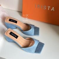 ราคา TRY ONCE VERY NEW 〰️ IRISTA BRAND , The Amber in Denim SIZE 38 (13495676911)