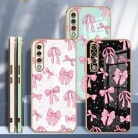 ราคา SAMSUNG โบว์สีชมพูเคสโทรศัพท์สําหรับsamsung Galaxy A02 A02S A05S A10 A10S A12 A13 A22 A23 A50 A52 กล้องป้องกันกันกระแทกหรูหรานุ่มTPUสาวปกหลังปลอก (29981814490)