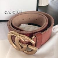 ราคา Used like new brown leather belt Gucci เข็มขัดหนัง Gucci แท้ 4 cm (5424241440)
