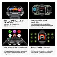 ราคา ❥ NFC GPS Men Smartwatch 1.99 ''หน้าจอ AMOLED 120 + กีฬาและฟิตเนสนาฬิกากันน้ําข้อมูลสภาพอากาศกล (29279891562)