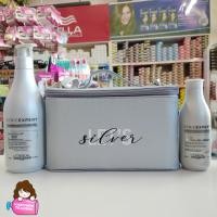 ราคา LOREAL Serie Expert Silver Set (Shampoo + Neutralising cream) แถมฟรีกระเป๋า (6005151822)