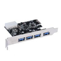 ราคา 4-Port USB 3.0 to PCI-E Card Express Expansion Card Adapter VIA Chipset 5Gbps (1670018937)