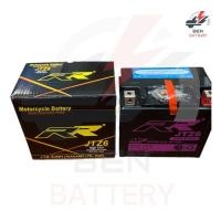 ราคา แบตเตอรี่ ยี่ห้อ RR รุ่น JTZ6 ขนาด 12V.6Ah.แบตแห้ง สำหรับใส่รถมอเตอร์ไซค์ ราคา 500 บาท (21344878514)