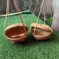 ราคา กระบุงหาบเด็กหาบ กระจาดหาบมีฝา (รับน้ำหนักหาบได้เยอะ) ขนาด 9-10 นิ้ว หาบโปรยทาน หาบเงินหาบทอง 1 คู่ 2 ชิ้น พร้อมส่ง (19986262242)