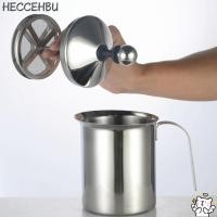 ราคา เฮคเค31 ครีมเทียมแบบใช้มือ,พร้อมที่จับทําความสะอาดง่ายเครื่องตีฟองนมแบบใช้มือ, ชงกาแฟกรองสองชั้นสแตนเลส 400ซีซี มือปั๊มนม โฟม คาปูชิโน่ (46707136838)