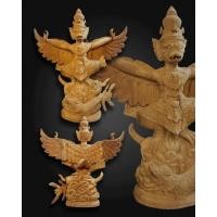 ราคา พญาครุฑไม้สัก ครุฑไม้สัก องค์ตั้งโต๊ะ (19139947427)
