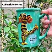 ราคา Pladao Collectible Tigger Jump Bold Ceramic Mug แก้วกาแฟ มัค เซรามิค ทิกเกอร์ตีลังกา ลายนูน Disney 16 oz. /500 ml. (29727745897)