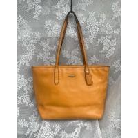 ราคา กระเป๋าcoach tote มือสองแท้สี mustard (25595850899)