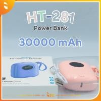 ราคา Power Bank สีพาสเทล สไตล์น่ารักๆ 30000 mAh 2 Charger Type C | Lightning 4 สี (ประกัน 3 เดือน) Power Bank รุ่น HT-281 (25925735852)