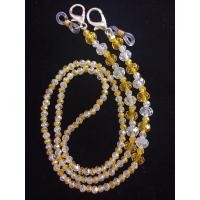 ราคา สายคล้องแมสและสายคล้องแว่นตาคริสตัลสีเหลืองสลับสีขาว (15048003060)