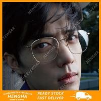ราคา (HENGHA) แฟชั่นเกาหลี กรอบโลหะ คุณภาพสูง ป้องกันแสงสีฟ้า แว่นตา พร้อมเลนส์เปลี่ยนได้ แว่นสายตาสั้น (19332959589)
