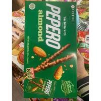 ราคา Lotte Pepero Almond ขนมปังแท่งเคลือบช็อกโกแลตและอัลมอนด์ (26489949170)