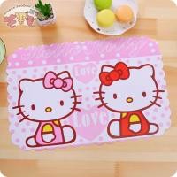 ราคา พร้อมส่ง!!! แผ่นรองจานทานอาหาร ฮัลโหลคิตตี้ Hello Kitty (1631026240)