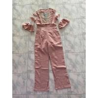 ราคา จั้มสูทสีชมพูพาสเทลไซส์เอส (6458925941)