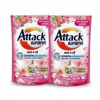 ราคา (แพ็ค2ชิ้น)Attack​ น้ำยา​ซักผ้าแอค​แทค​380/400​ x2มล. ผลิตภัณฑ์ทำความสะอาด (50005920895)