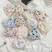 ราคา พร้อมส่ง ถุงหูรูดลายการ์ตูน ถุงหูรูดลายหมี น่ารัก มีให้เลืกหลายสี กระเป๋าผ้าหูรูด (41611974148)
