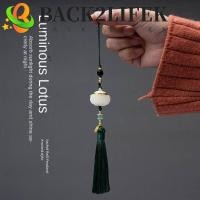ราคา BACK2LIFEKซองโซ่โทรศัพท์มือถือ,พู่ดอกบัวจีนปมพวงกุญแจ,ตกแต่งโทรศัพท์มือถือLuminous Lucky Blessingหยกลูกปัดพู่พวงกุญแจรถDIYหัตถกรรมของขวัญ (40067265342)