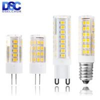 ราคา Dselchun G4 G9 E14 หลอดไฟ LED 3W 4W 5W 7W หลอดไฟ LED AC 220V LED หลอดไฟข้าวโพด SMD2835 360 องศาเปลี่ยน 30w / 40w / 60w โคมไฟระย้าฮาโลเจน (25170982550)