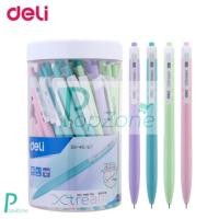 ราคา Deli Q03336 ปากกาลูกลื่นด้ามกด หมึกน้ำเงิน 0.7มม. ด้ามคละสี (แพ็ค50ด้าม) (11935619776)