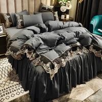 ราคา สไตล์ล้างผ้าฝ้ายชุดผ้าปูที่นอน Cadar Patchwork Queen King ผ้านวมคลุมเตียงปลอกหมอน- (44707072639)