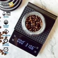 ราคา ตาชั่งกาแฟ ตาชั่งกาแฟดิจิตอล Kitchen Scale ขนาด3KG/ 0.1G จับเวลากาแฟจอแสดงผล LCD -สินค้ามีพร้อมส่ง- (21406996673)