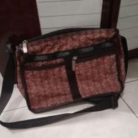 ราคา กระเป๋าสะพายข้าง Branded Sisley preloved ไนลอนหลายช่อง (53605271507)