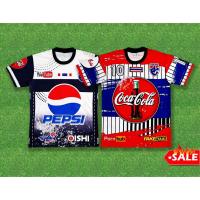 ราคา เสื้อยืดสุดฮิต Cala Pepsi กีฬาพิมพ์ลาย ถูกๆ!! เสื้อน้ำอัดลม ส่งฟรี!! Tiktok เสื้อ โค้ก แปปซี่ ของแทร่ (27357902407)