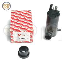 ราคา ส่งเร็ว มอเตอร์ฉีดน้ำล้างกระจก มอเตอร์ฉีดน้ำฝน ปั๊มน้ำฉีดกระจกรถยนต์ 12V No.VK03 V-TEX OEM S (27053101794)