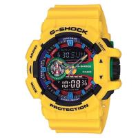 ราคา Casio G-Shock นาฬิกาข้อมือผู้ชาย สายเรซิ่น รุ่น GA-400-9A - สีเหลือง (283184571)